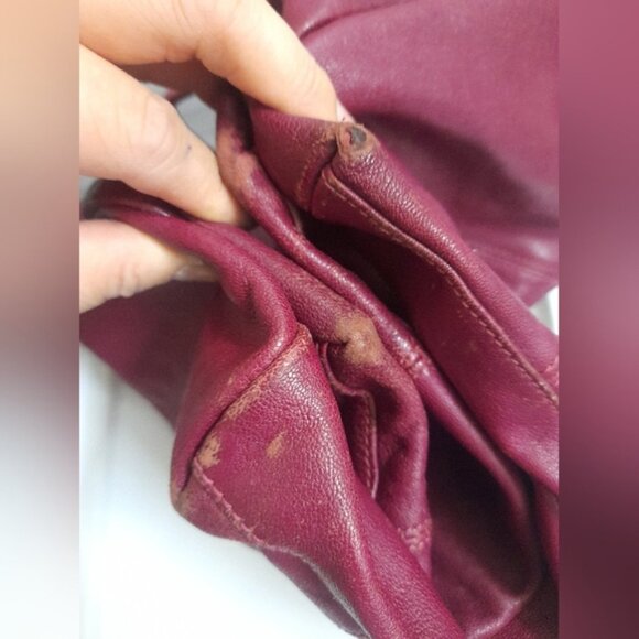 Longchamp - Soft Leather Tote Crossbody Shoulder Bag - Picture 8 of 15